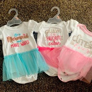 Swingles 3 tutu onesies